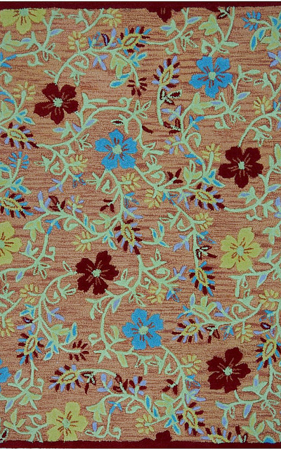 Ковёр 1,41х1,98 SHR260285 шерсть красный