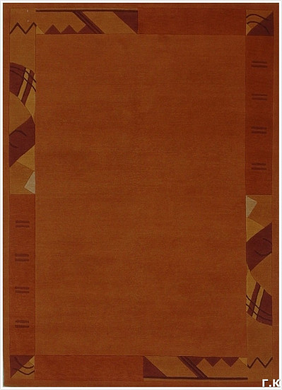 Ковёр 1,73х2,45 SHR460290 шерсть оранжевый