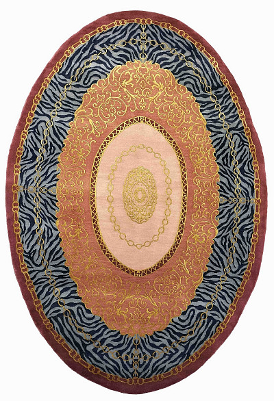 Ковёр 3,00х4,00 C.Вичини 150L+шёлк/DSR-02W W/S-F4 овал