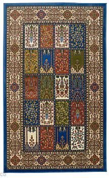 Ковёр 0,67х1,10 UNIQUE 0IS009 OCEAN BLUE/NAVY