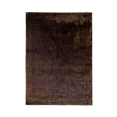 Ковёр 1,69х2,34 ОГL 131 V LUCKY Грек Браун вискоза 1206 Индия