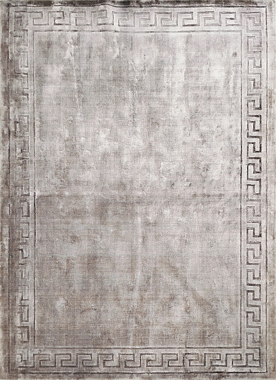 Ковёр 1,68х2,33 ОГL 123 V LUCKY Грек Грей вискоза 1198 Индия