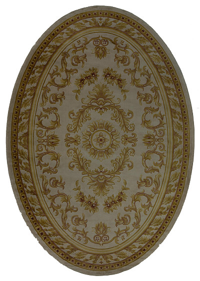 Ковёр 3,00х4,00 Шанхай силк хенд машин 2M07020N1 овал