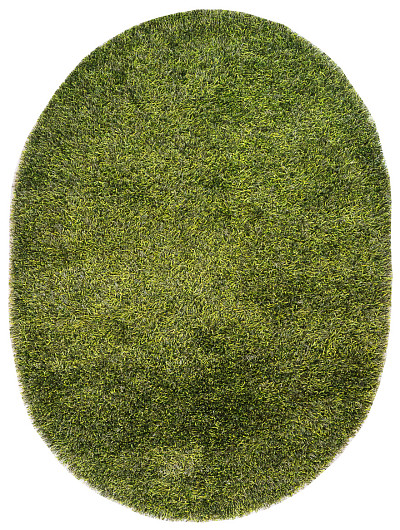 Ковёр 1,70х2,40 Indien Shaggy Speyder,SR-66 green,oval 19749/27