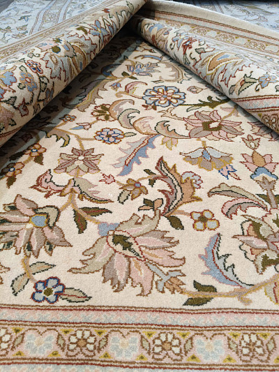 Ковёр 2,35х3,14 Afshan 031 360.000уз. шерсть основа хлопок cream/cream Египет