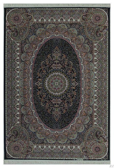 Ковёр 2,00х3,00 Э-Силк Аршиа Блек 1504