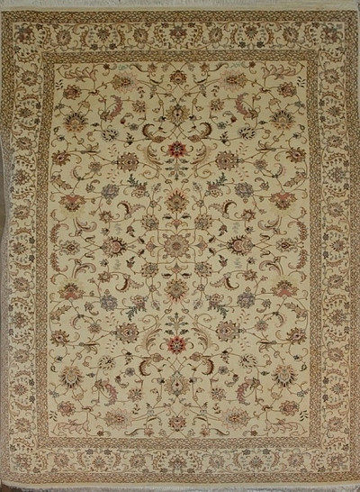 Ковёр 2,10х2,95 Tabriz Afshan (GOLD WASH) FARAJI 237252 500.000уз шерсть+шёлк осн.хлопок cream/crea