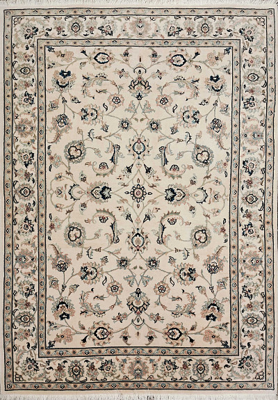 Ковёр 1,40х1,95 Тебриз Авшан 580 крем/крем