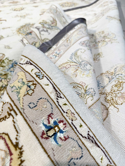 Ковёр 2,00х3,03 Tabriz Afshan AKBARI 290009 450.000уз шерсть+шёлк осн.хлопок cream/beige Иран
